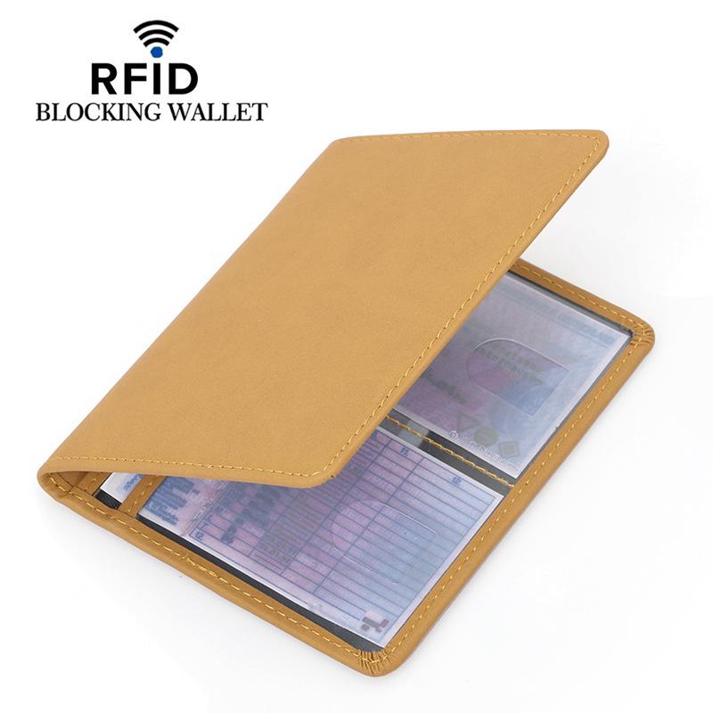 RFID Retro European Driver's License and Car Registration Card Holder
