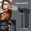 Snow Removal Tool Mini Electric with LED High Cordless Duster Turbo Blower Handheld Speed Duct Fan 3