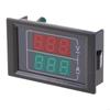 LED Voltmeter Ammeter, Red and Green Digital Multimeter Display Current Tester,AC50-500/0-600VDetector
