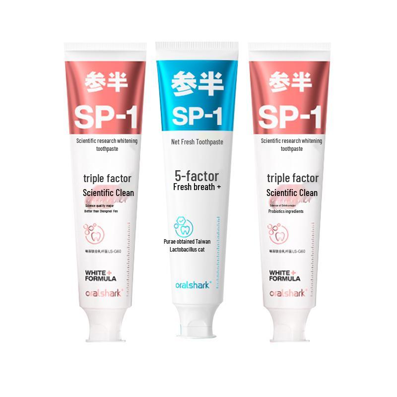 Can Ban Oralshark Whitening Toothpaste Triple Pack