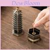 Classical Alloy Wenchang Tower Incense Burner For Home Office Decor And Spiritual Use