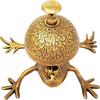 Schöne Schreibtischglocken, einzigartige Tischglocken, Heimdekoration, Geschenk, Rufglocke, Empfangsglocke, Frosch, Todd, Messing
