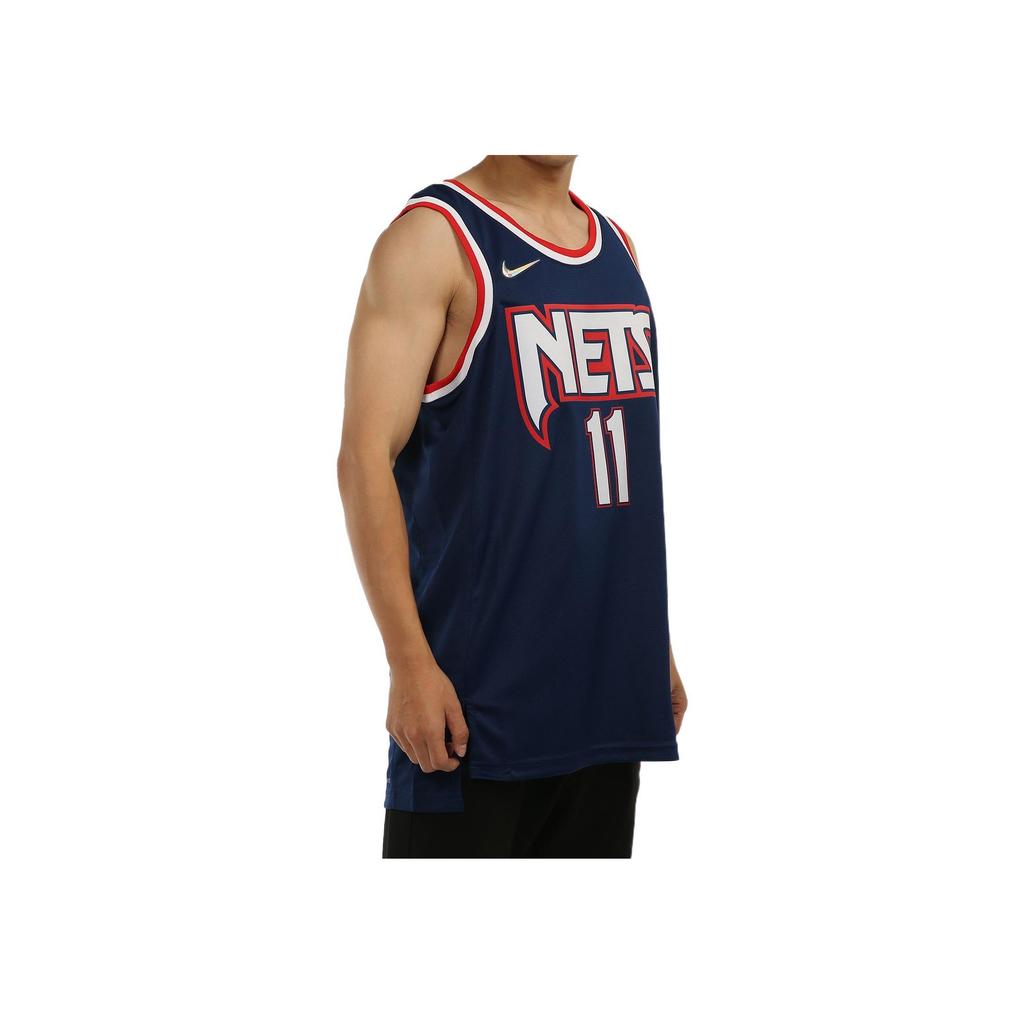 Nike Kyrie Irving 75th Anniversary Brooklyn Nets City Edition Basketball Tank Top Men Tops Blue DB4018-400