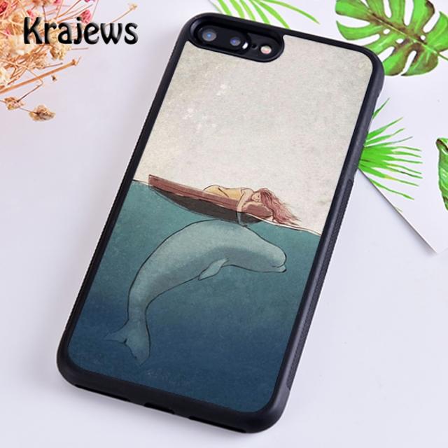 

Krajews Killer Whale Orca Under Water Phone Case Cover For iPhone 17 Air 16 15 14 plus 12 pro max coque Fundas iPhone 14