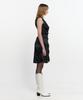 Kimjisu Dozi - Satin Leopard Dress _ Black