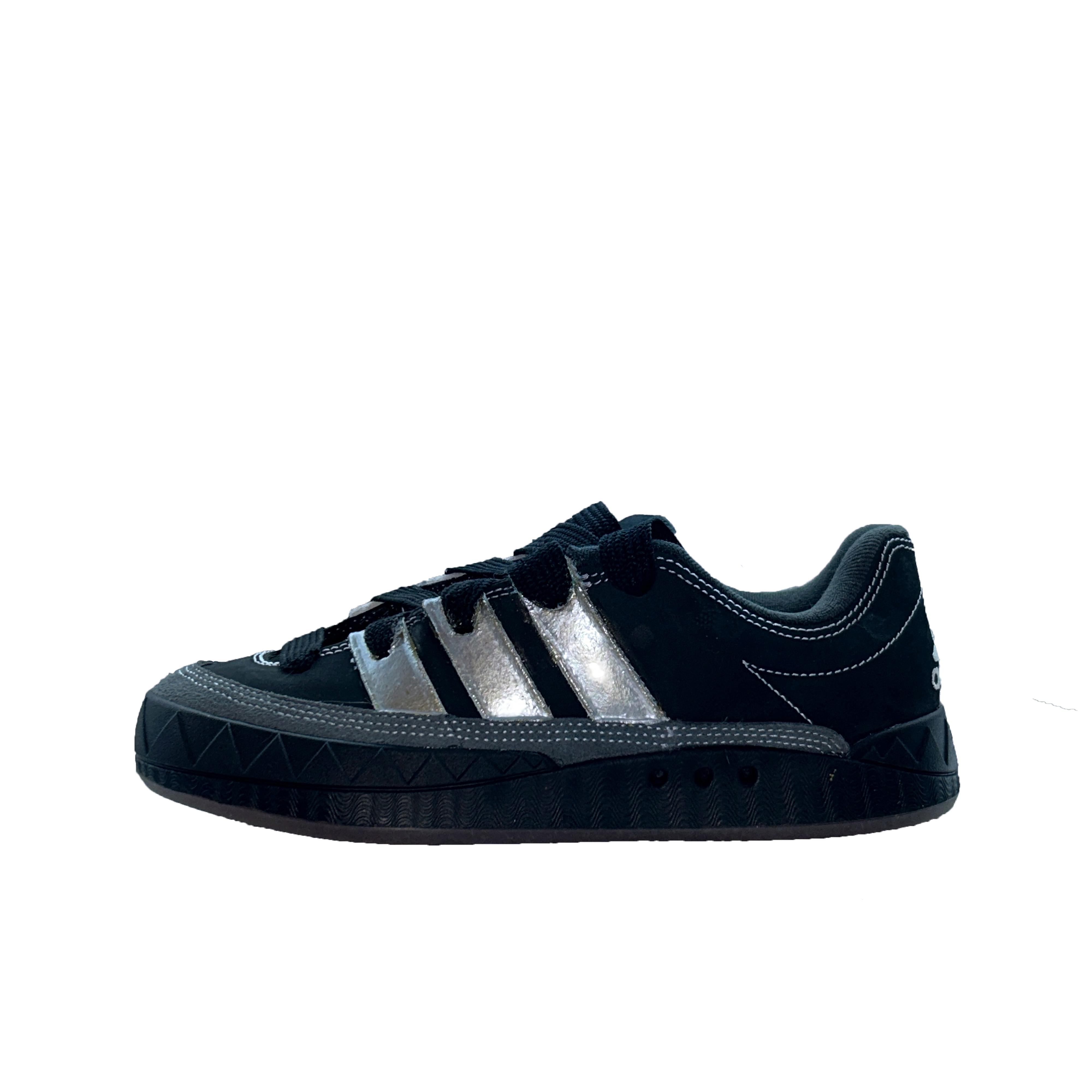 

Adidas Originals Adimatic Wear resistant And Lightweight Low top Skateboard Shoes Unisex Black Silver ID3938(Team133-matic) 36⅔