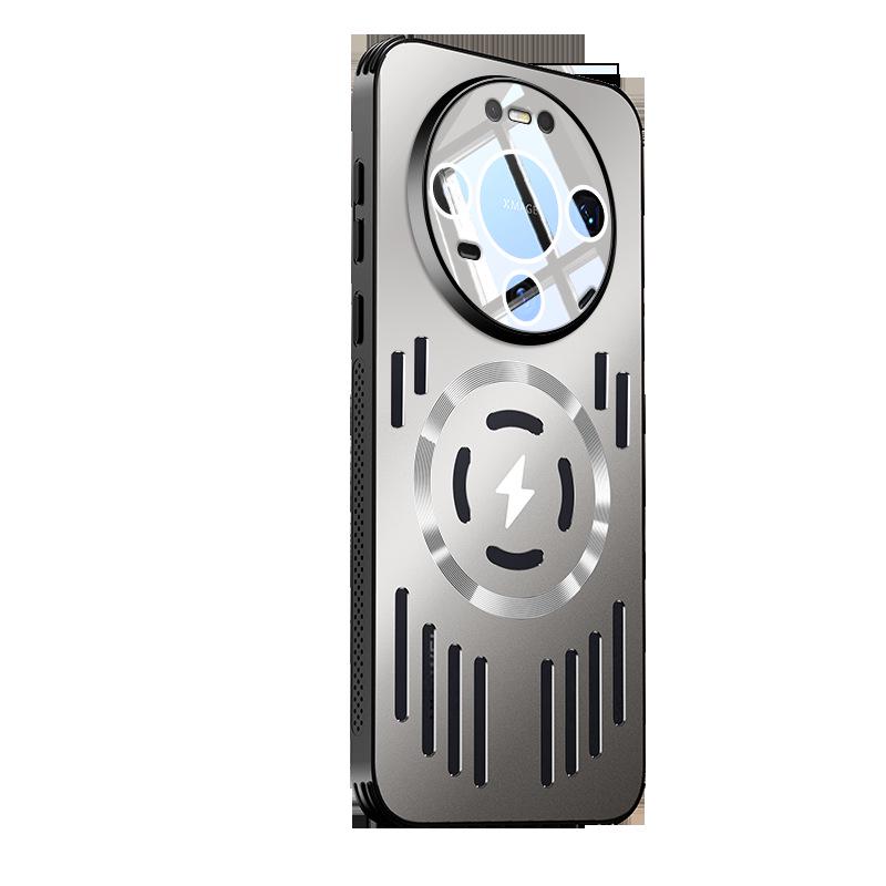 Huawei Pura90p/Mate80 Metal Frosted Magnetic Suction Nova15 Heat Dissipation Case
