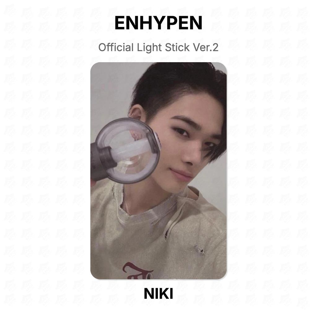 ENHYPEN Oficjalny Light Stick Wersja 2 Oficjalna Fotokarta
