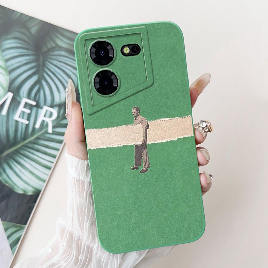 New Printed Phone Case For Tecno Pova 5 Pro LH8n / Pova 5 LH7n Soft Silicone Shockproof Cover Cases For Tecno Pova5 5Pro 5G