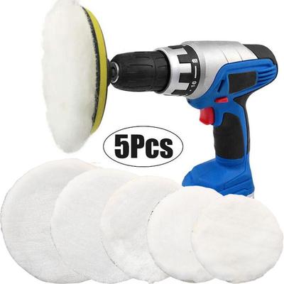 3/4/5/6/7 zoll Wolle Polieren Disc Wachsen Polieren Polieren Auto Lack Pflege Polierer Pads für Auto Waschen Auto Zubehör