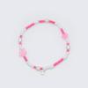 BONBEAU Water Pearl Flower Charm Beads Bracelet Freshwater Pearl Mini Smile Flower Charm Beads Bracelet
