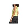 Adidas Originals Logo Embroidered Striped Fitted Sleeveless Top Women Tops Yellow JM9260