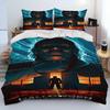 Anime Movie Duvet Cover Character Chucky Saw Comforter Bedding Set,Bed Set Quilt Cover Pillowcase,King Queen Size Bedding Set