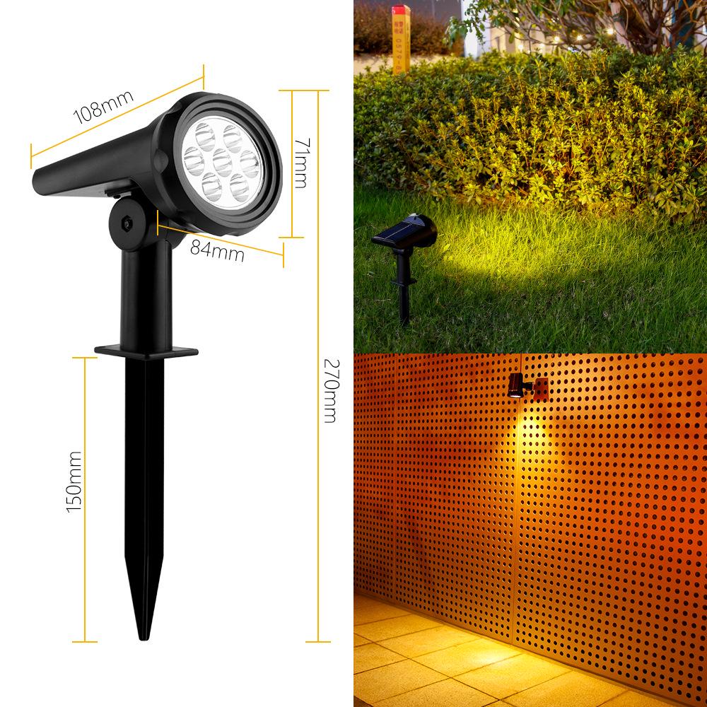 Super Bright Waterproof Solar Garden Spotlight for Outdoor Landscapes