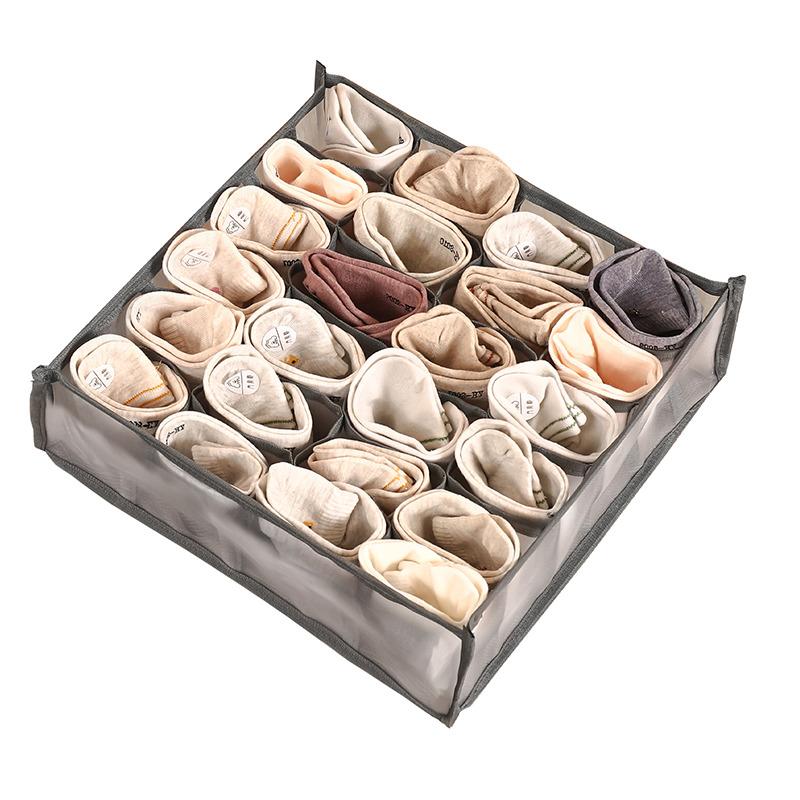 Home Foldable Closet Organizer For Underwear Cotton Underwear Storage Box Socks Bra And Panties Drawer Organizer Drawers#ww
