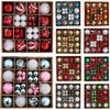 Hand-Painted Electroplated Christmas Ball Decoration Gift Set