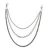 Multi-layer Metal Chain Pendant: Trendy Hip Hop Waist Accessory