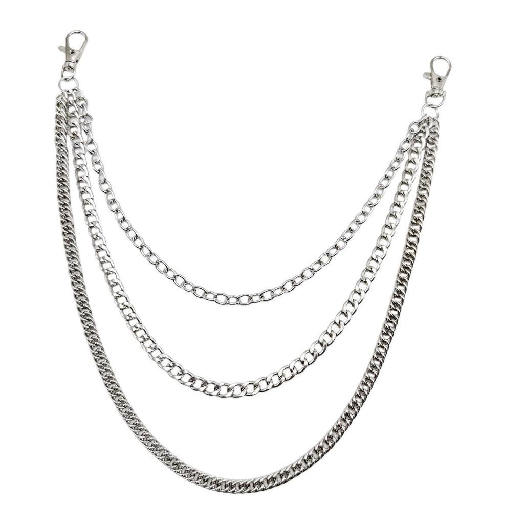 Multi-layer Metal Chain Pendant: Trendy Hip Hop Waist Accessory