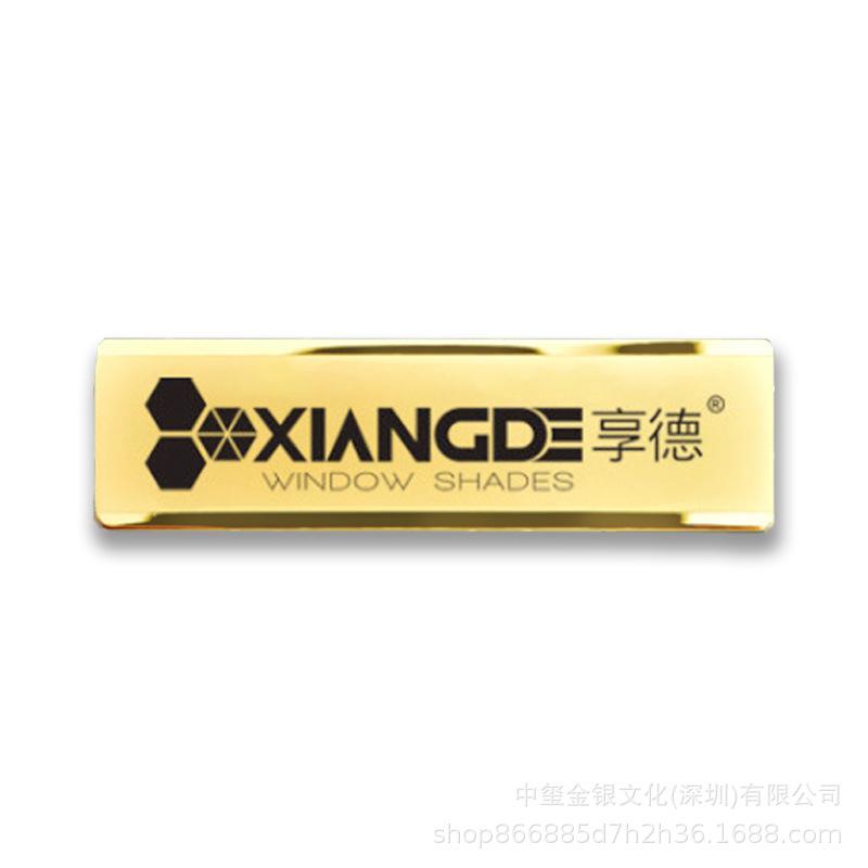 Custom Metal Name Badges: Personalized Pin-Style Employee Tags