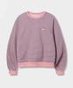 Yujen Essential Raglan Stripe Sweatshirt_Pink & Blue