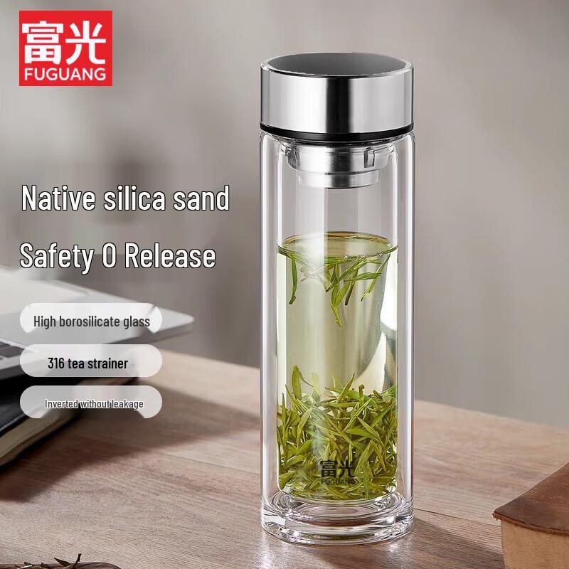 Fuguang G2431-SH-330 Double-Wall Glass Cup