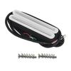 FLEOR 1PCS Electric Guitar Dual Rails Pickup Ceramic 4-Wires 9K Guitar Parts, Black/White/Cream Choose