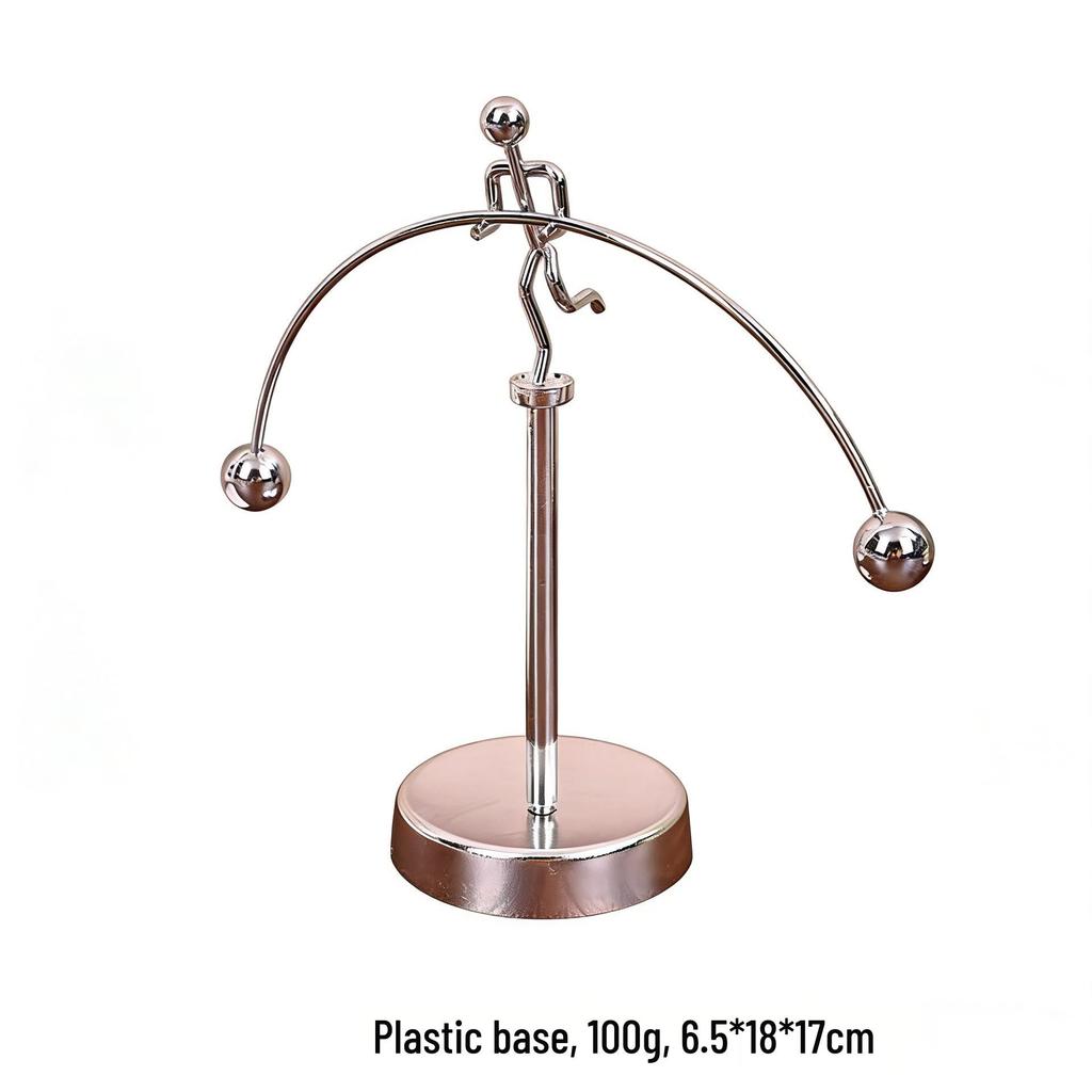 Rotating Iron Man Roly-Poly Balance Ornament – Stress Relief Desktop Decoration