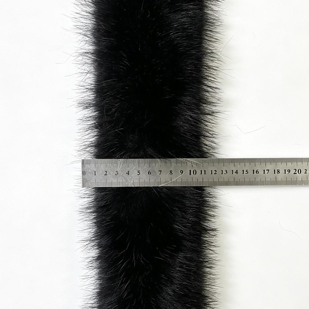 Imitation Fox Fur Trim 10-12cm Plush DIY Fringed Cape/Jacket Fur Accessories