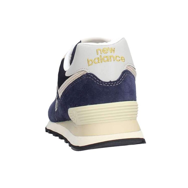 New Balance Nb 574 Retro Fabric Low Top Casual Running Shoes Men sneaker Blue White ML574VLA