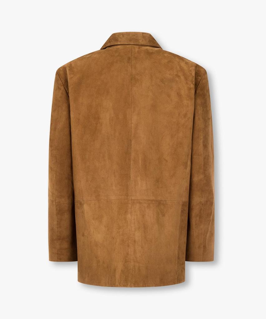Man On The Boon Suede Single Blazer_Brown 4716110008