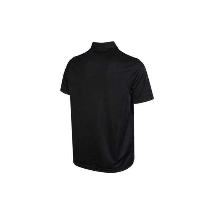 PUMA Polo Shirts Men's Black Polo Collar Moderate Straight Fit 671927-01