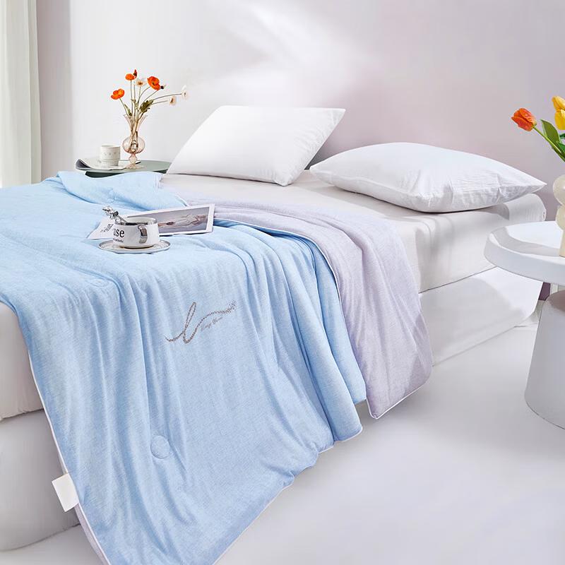 KINTHERI Tussah Silk & Polyester Blend Quilt 180×210cm