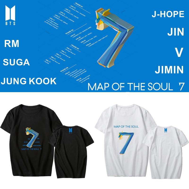 Of Kpop Bts The Soul7 Tshirt Bangtan Boys Short Sleeve Tee Shirts Tops