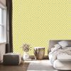 Checkerboard Yellow Wallpaper for Living Room and Bedroom 50x1000