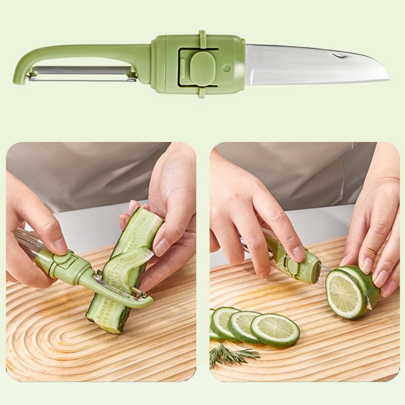 Fruit Knife Dormitory Student Peeler And Peeler Household Portable Multi-Function Two Ln One Apple Peeler Accessories