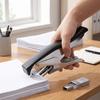 Lever-Operated Metal Handheld Stapler Ergonomic Heavy Duty Hand Stapler with Staples Labor-Saving Large Capacity Hand Stapler