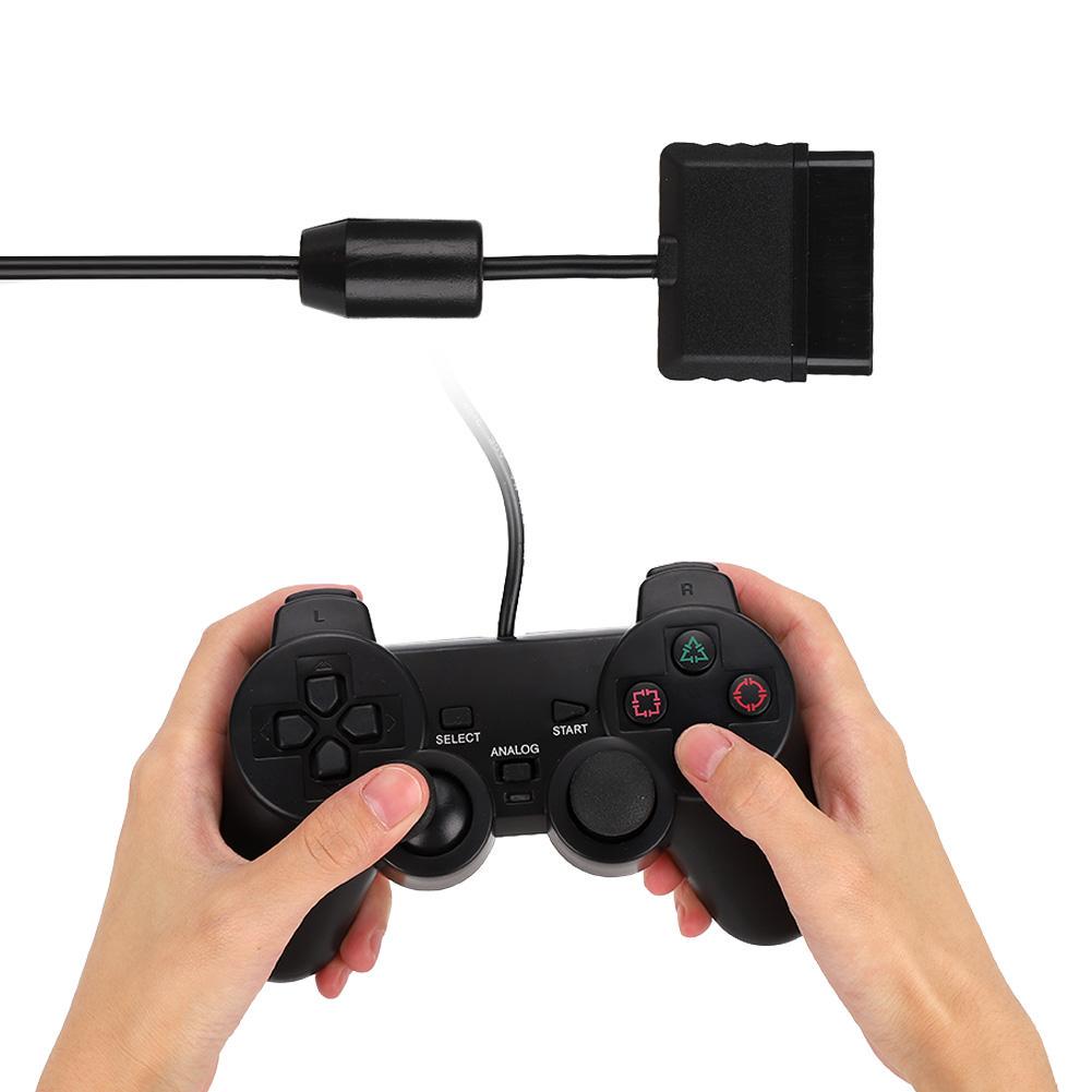 Buy Dual Motor Highly Sensitive Wired Gamepad Game Handle for PS2 Game ...