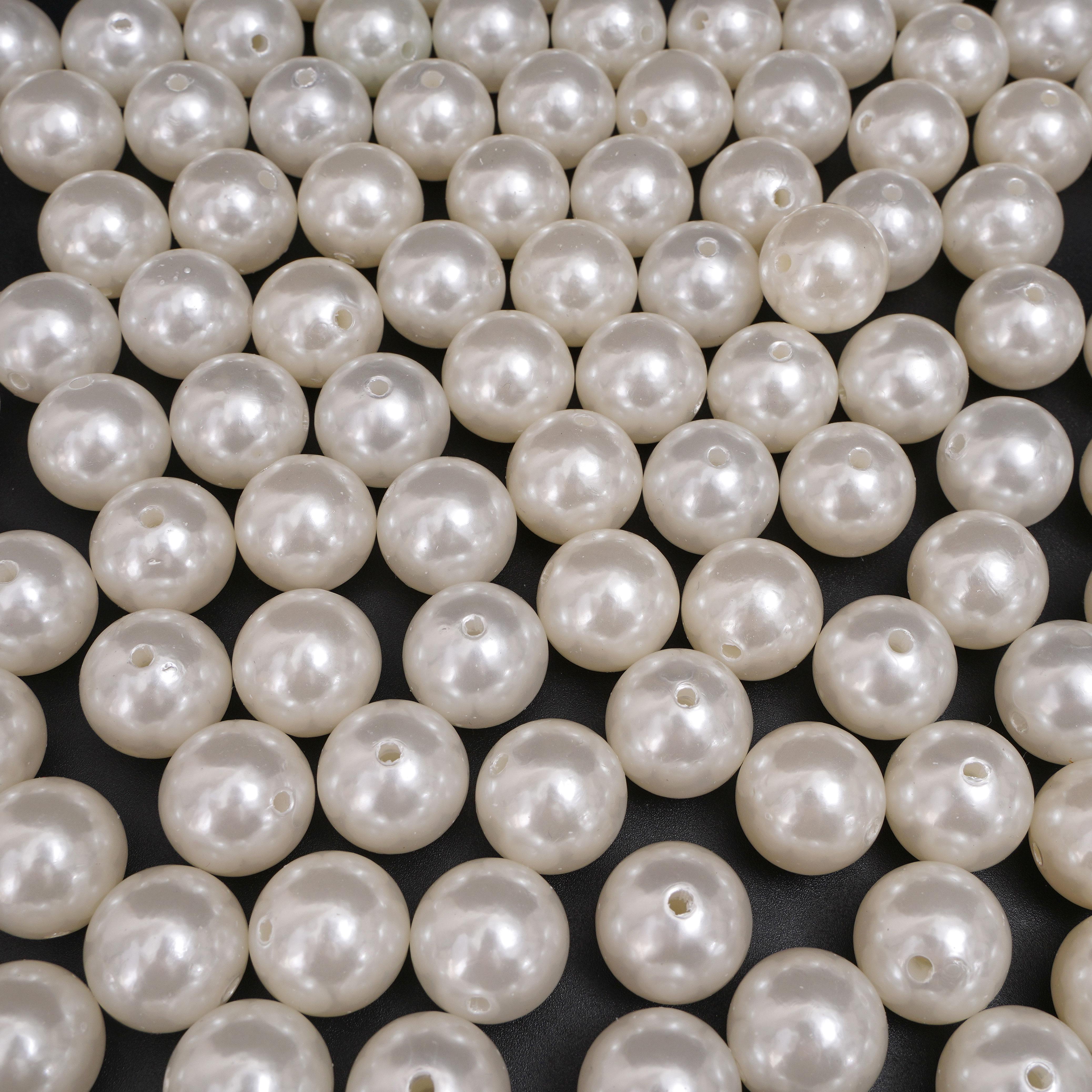 

Высокоглянцевый АБС Жемчуг Водяная Мельница Круглый Прямое Отверстие Рассыпные Бусины DIY Браслет Ожерелье Изготовление Ювелирных Изделий Шитье Рукоделие Декор 20mm 10pcs бежевый