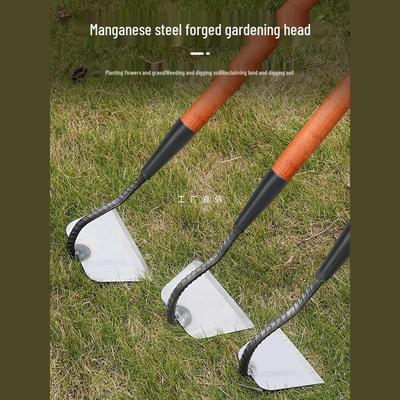 Manganese Steel Hoe: Traditional Agricultural Tool for Planting, Weeding, and Shoveling.