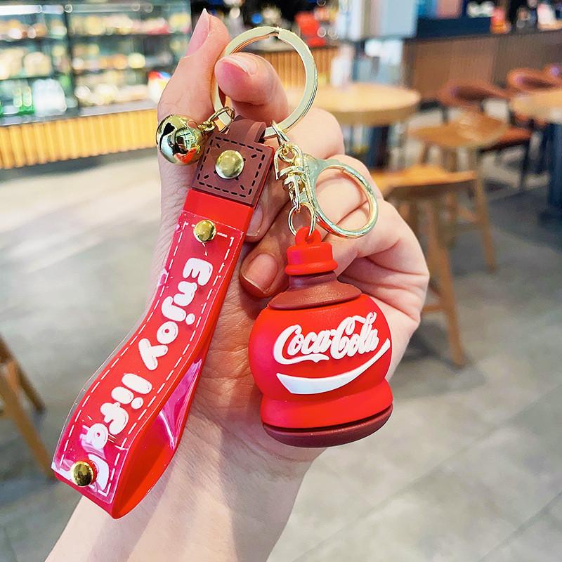 

Чарівний брелок-пляшка газованого напою Новинка Милий дизайн Fanta Cola Sprite Подарунковий предмет Coke