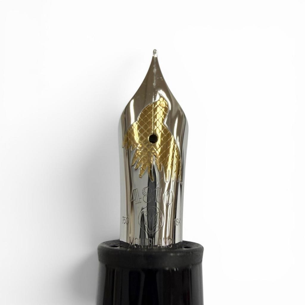 Excellent MONTBLANC fountain pen Donation Pen Herbert von Karajan black 18K mens Used