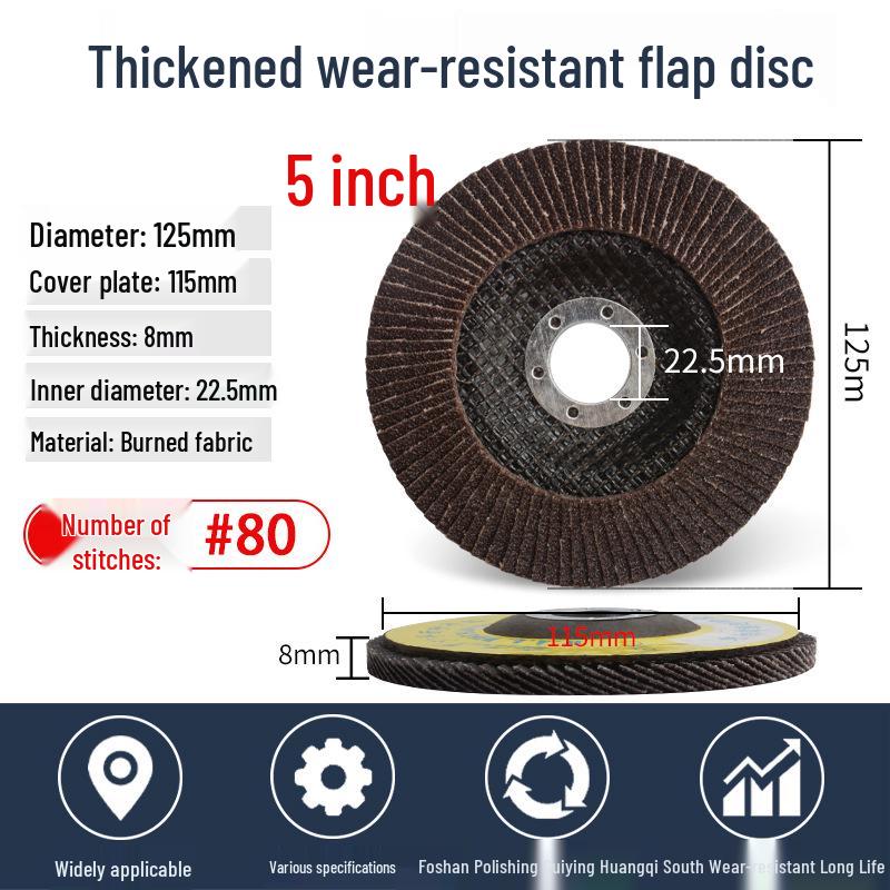 4-Inch Calcined Sandpaper Flap Disc Wheel for Sanding