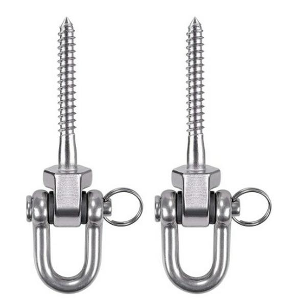 Heavy Duty 180° Swing Hook Bracket for Yoga, Punch Bag, Hammock & Rope