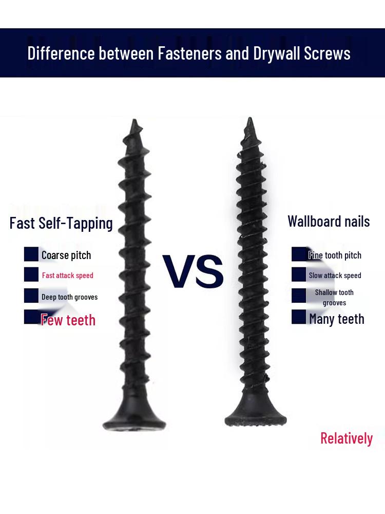 304 Stainless Steel Galvanized Hardened Coarse Thread Countersunk Flat Head Phillips Wood Screws
