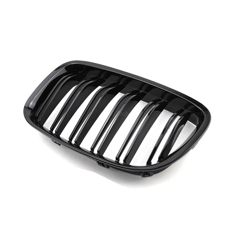 For BMW 5 Series GT F07 2010-2015 New Look Car Grille Grill Front Kidney Glossy 2 Line Double Slat  Dual Line Racing Grilles