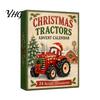 Advent Calendar for Girls Transportation Vehicles 2026 Kids, 24 Day Christmas Countdown Set with Collectible Acrylic Mini Vehicle Figures Holiday