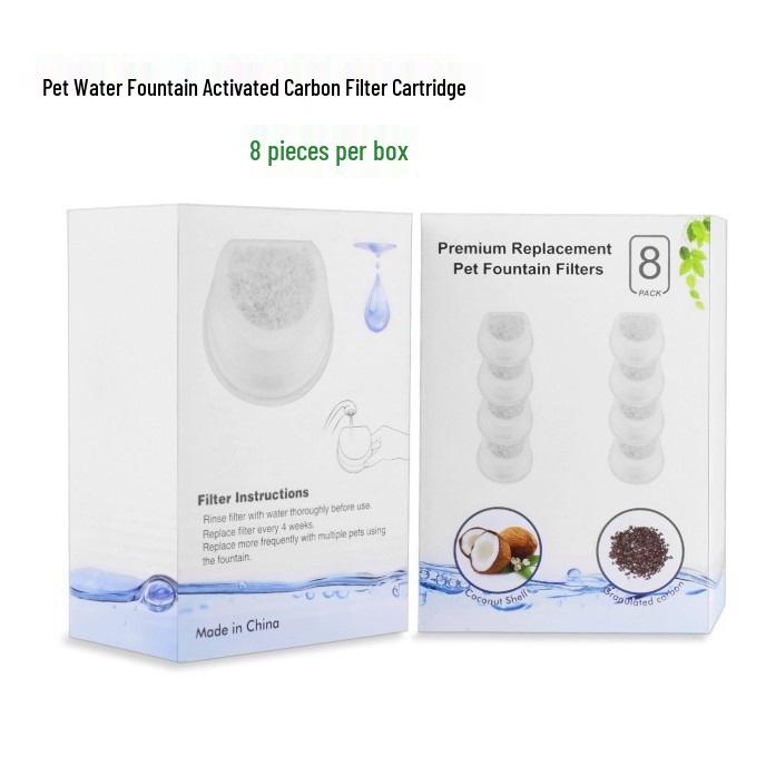 Pet Drinking Fountain Filter Cartridge Compatible with PetSafe Cat Fountain