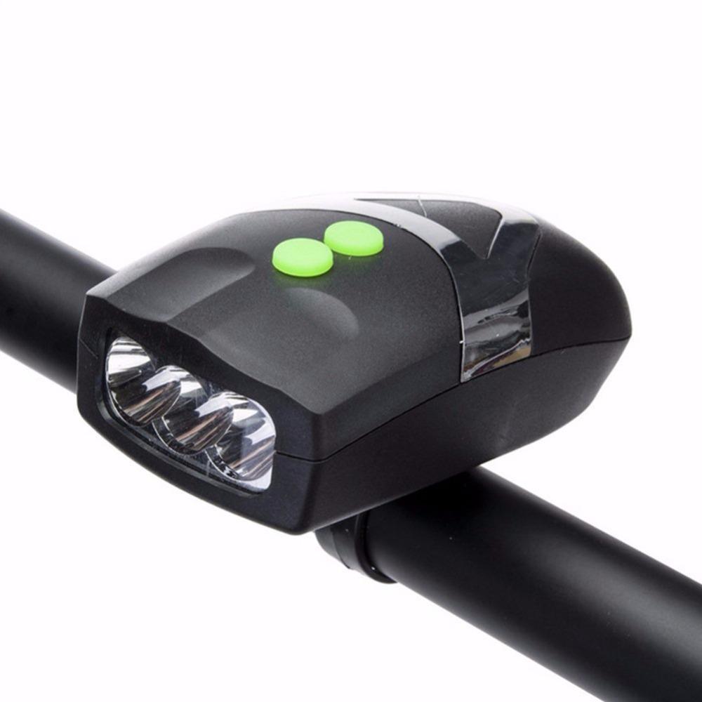 Rower górski 3LED Światło klaksonu rowerowego – Elektroniczny dzwonek rowerowy