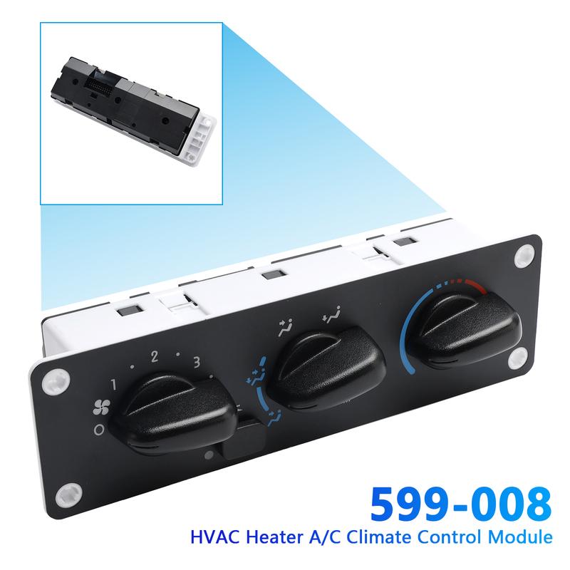 Artudatech HVAC Heater A/C Climate Control Module 599-008 for Freightliner M2 2002- Car Accessories