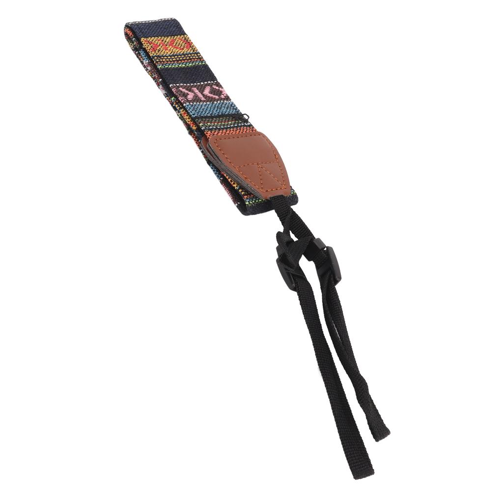Camera Strap Vintage Ethnic Style Adjustable Length Canvas Camera Shoulder Neck Strap for SLP Universal 40.55in